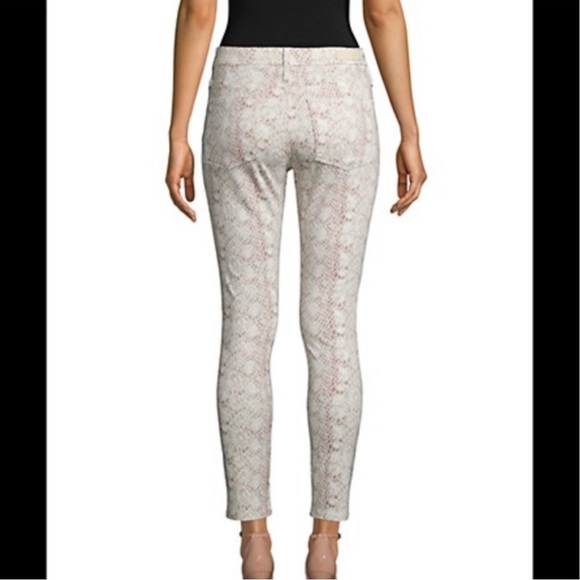 AG Adriano Goldschmied | The Farrah Skinny Ankle Jean in Snake Skin | Sz 27R - Picture 2 of 13